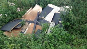 Rubbish dumped in the south