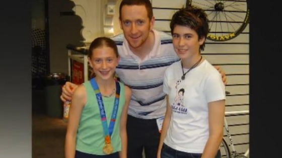 Laura Trott and Bradley Wiggins