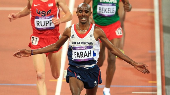 Mo Farah Olympics 2012 Team GB