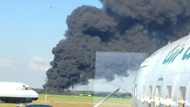 Warehouse fire in Coventry