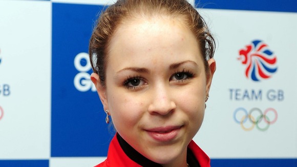 Gymnast Francesca Jones competes in the individual all-round competition.