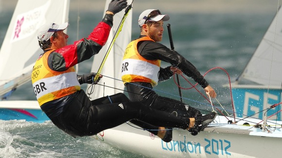 British sailing pair Luke Patience and Stuart Bithell.