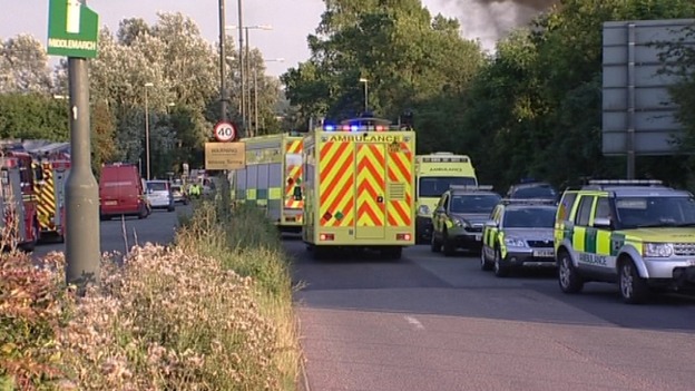 At the fire's height more than 90 firefighters were needed to control the flames