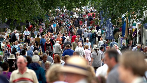 Visitors at last year's show