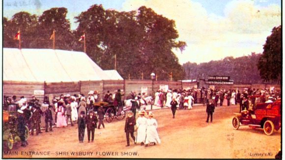 Old postcard featuring the show