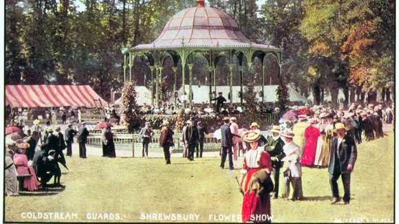 Old postcard of the show