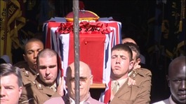 The funeral of Lance Corporal James Fullarton