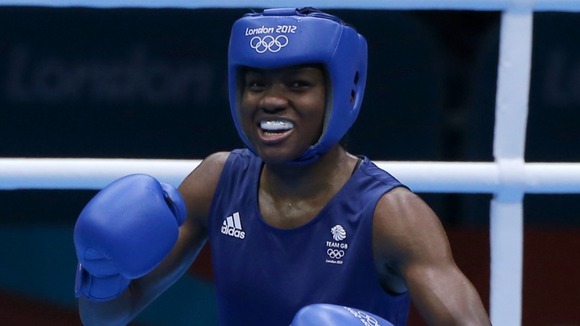Adams won an historic first Olympic gold medal in women's boxing.