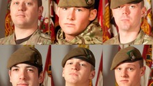 From top left: Nigel Coupe, Jake Hartley and Anthony Frampton. From bottom left: Christopher Kershaw, Daniel Wade and Daniel Wilford