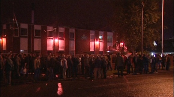 Dairy farmers' protest
