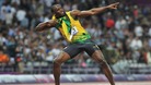 Usain Bolt successfully defended his 200m Olympic title.