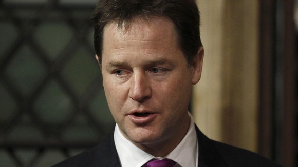 Deputy Prime Minister Nick Clegg