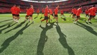 Players training