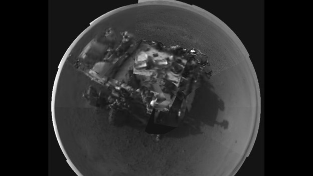 A self portrait of the Mars Curiosity rover