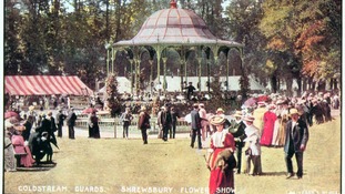 A photograph of what the Shrewsbury Flower Show used to look like