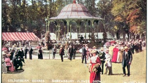 A photograph of what the Shrewsbury Flower Show used to look like