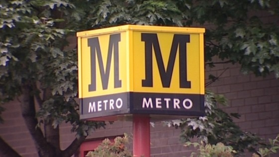 Metro sign