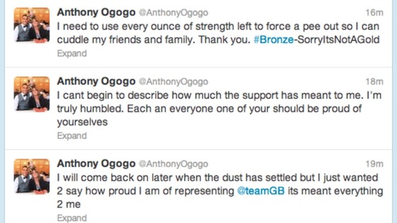Ogogo's Twitter feed