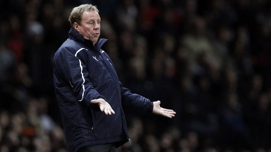 Redknapp on touchline against Manchester United