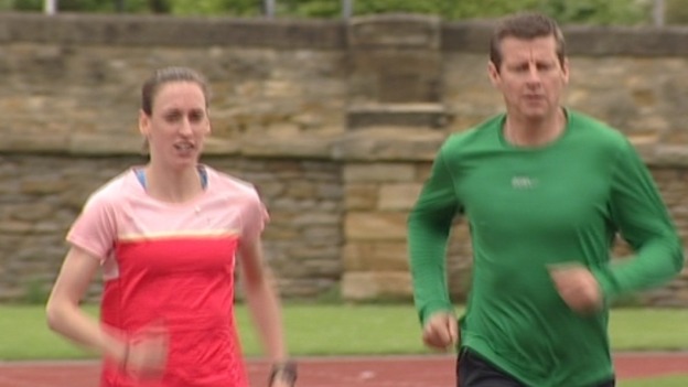 Laura Weightman and Steve Cram