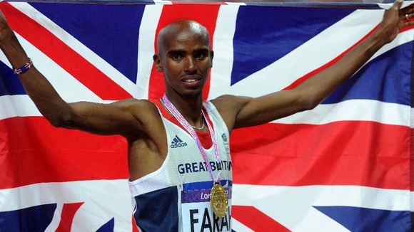 1,500m gold medallist Mo Farah.