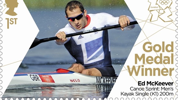 Team GB's Ed McKeever's won the Men's Canoe Sprint Kayak Single 200m 