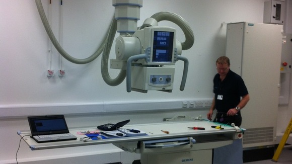 New X-ray machine in hospital