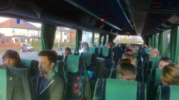 Friends travel to repatriation ceremony