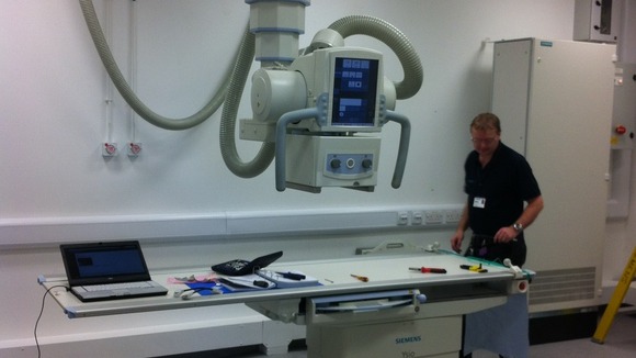 New X-ray machine in hospital