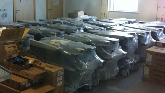 Community hospital equipment packaged
