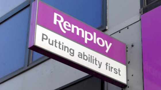 Remploy office sign