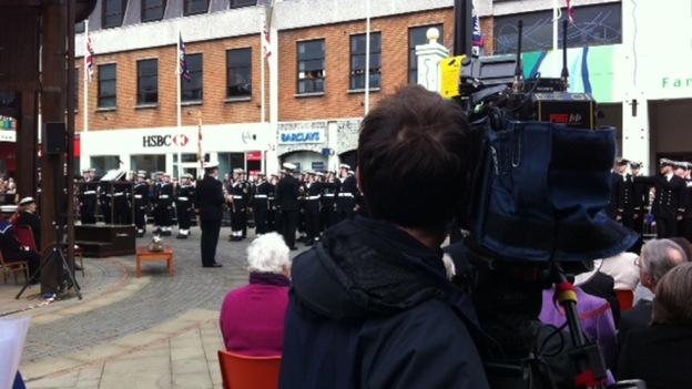 Graeme at Royal visit