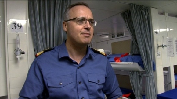 Surgeon Commodore Andrew Hughes