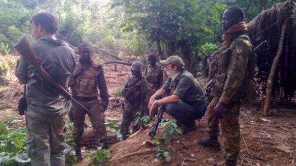 The site of the massacre in Central African Republic