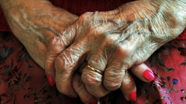 Hands clasped