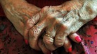 Hands clasped