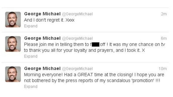 George Michael White Light Olympics
