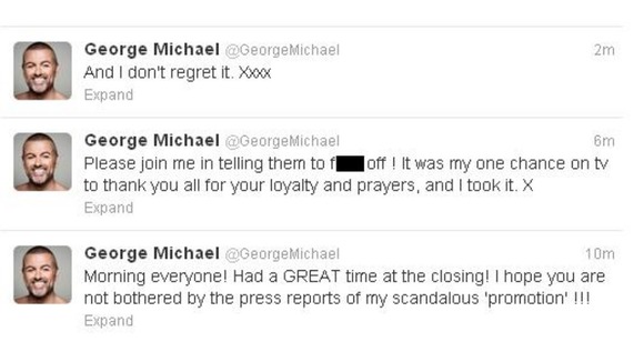 George Michael White Light Olympics