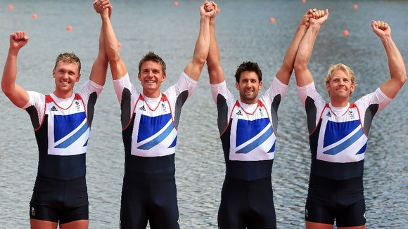 Pete Reed and team mates