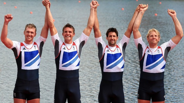 Pete Reed and team mates