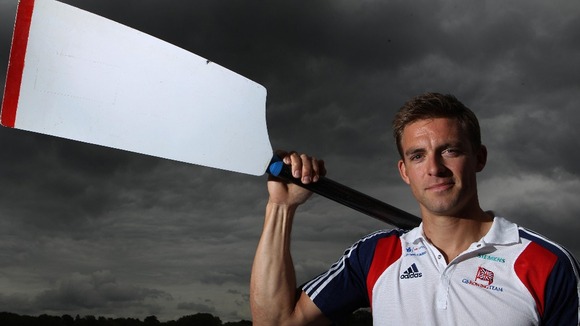 Great Britain Rower Pete Reed.