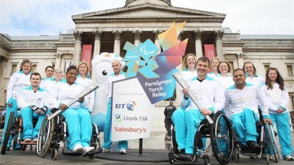 Paralympic torch