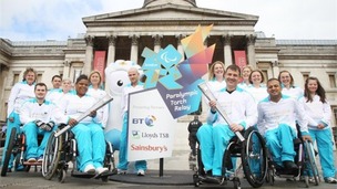 Paralympic torch