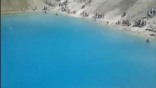 Blue lagoon in Buxton