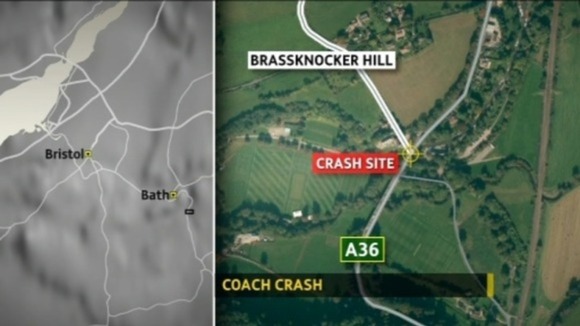 Crash site map