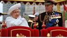 Queen Elizabeth II and Duke of Edinburgh onboard the Spirit of Chartwell during the Diamond Jubilee Pageant in June.