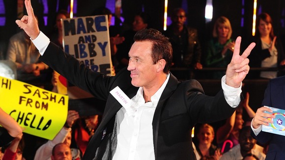 Martin Kemp enters the Celebrity Big Brother House