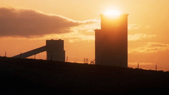 The former pithead at Cotgrave Colliery in Nottinghamshire