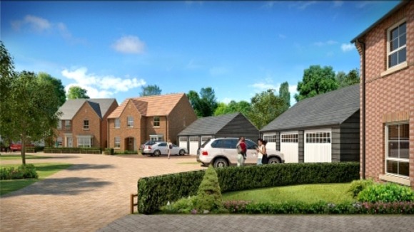Computer generated images of how the homes could look