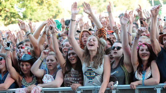 Revellers at V Festival last year